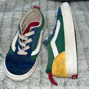 Unisex size 7 multicolored vans